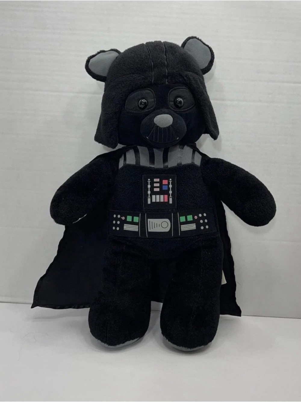 Star Wars Darth Vader Build A Bear Workshop Stuffed Plush Doll Attached Cape BAB